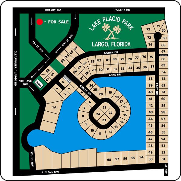 Lake Placid Map